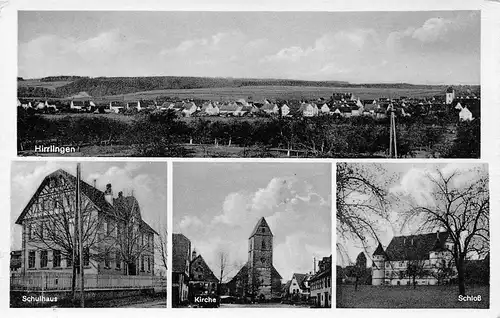 Hirrlingen Schulhaus Kirche Schloss Panorama ngl 170.508