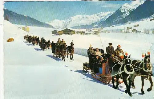 Davos, Schlittenfahrt nach Spinabad-Monstein u.Sertig-Dörfli gl1962 G4658