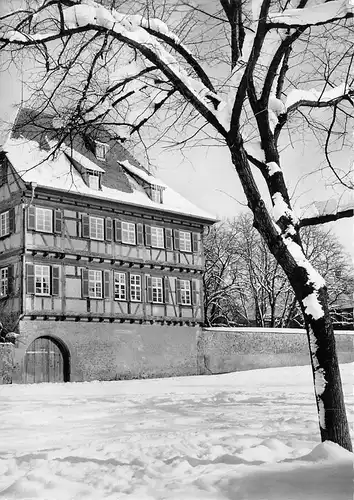 Reutlingen Ledergraben mit Gymnasium ngl 170.850