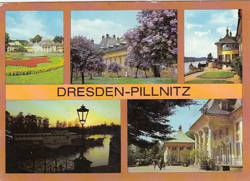 Dresden-Pillnitz, Mehrbildkarte gl1985 G6380