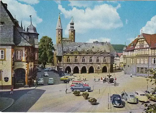 Goslar, Harz, Rathaus, Marktkirche und Kaiser-Worth ngl G5751