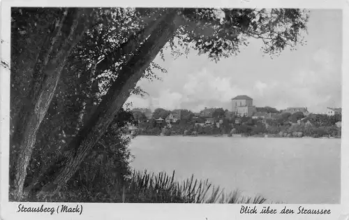 Strausberg (Mark) Blick über den Straussee gl1965 168.029