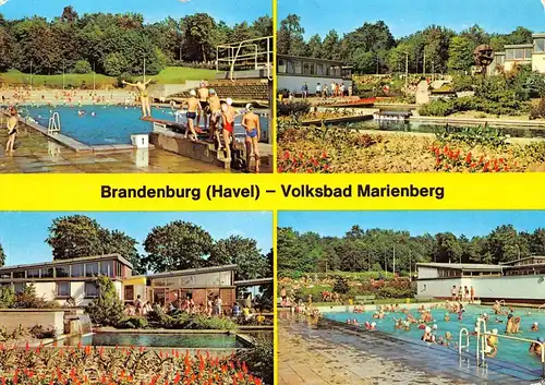 Brandenburg (Havel) Volksbad Marienberg gl1985 168.613