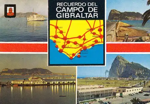 Campo de Gibraltar, Mehrbildkarte gl1979 G3905