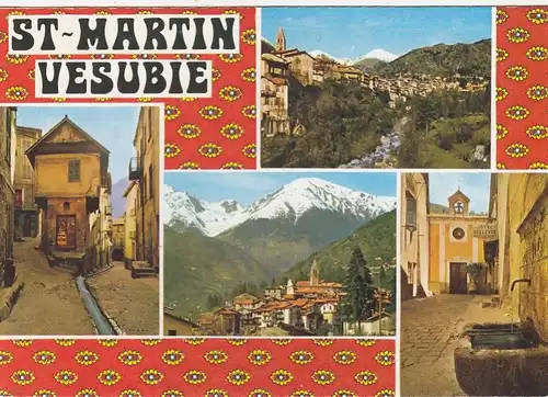 Saint Martin Vesuble (Alpes Maritime), Mehrbildkarte gl1992 G4730