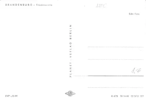Brandenburg (Havel) Friedenswarte ngl 168.665