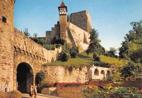 Bad Wimpfen Unteres Stadttor Türmchen und Roter Turm ngl 170.597