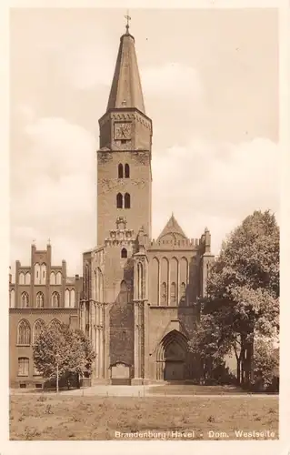 Brandenburg (Havel) Dom Westseite ngl 168.668