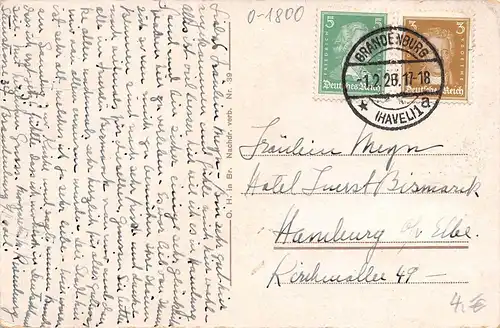 Brandenburg (Havel) Mühlendamm mit Dom gl1928 168.694