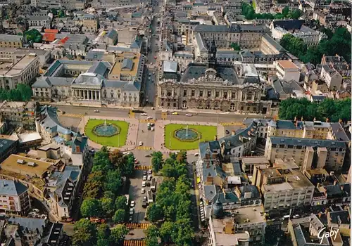 Tours (I.-et-L.), Place du Palais ngl G4778