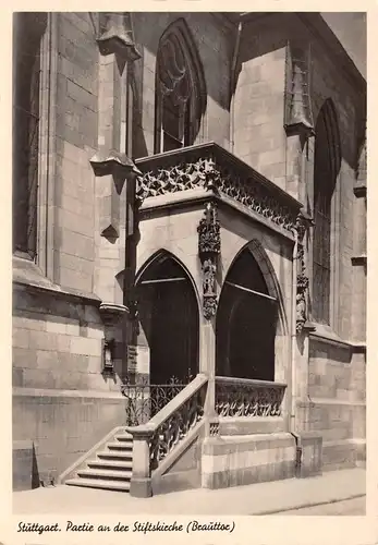 Stuttgart Partie an der Stiftskirche ngl 170.637