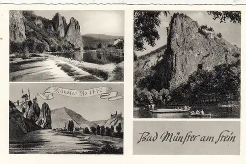 Bad Münster am Stein, Mehrbildkarte ngl G4111