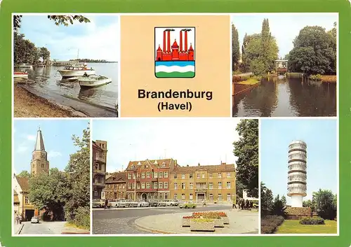 Brandenburg (Havel) Teilansichten Mehrbildkarte gl1990 168.705