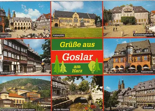 Goslar, Harz, Mehrbildkarte ngl G6463