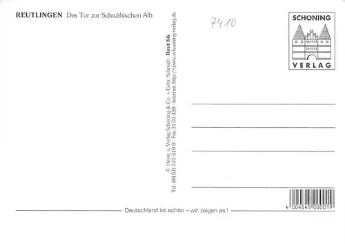 Reutlingen Teilansichten Mehrbildkarte ngl 171.012