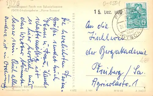 Ferch am Schwielowsee Erholungsheim gl1960 168.283