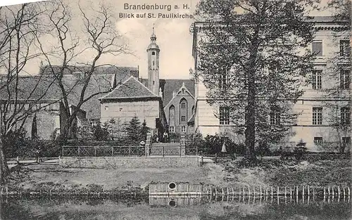 Brandenburg (Havel) Blick auf St. Paulikirche gl1913 168.869