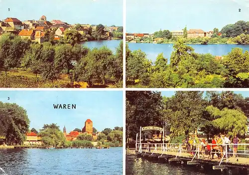 Waren (Müritz) Tiefwarensee Kietz-Brücke gl1974 169.139