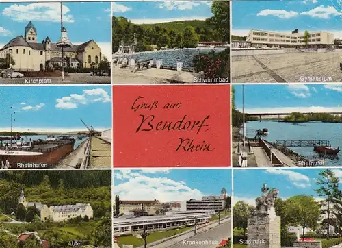 Bendorf a.Rhein, Mehrbildkarte ngl G4940