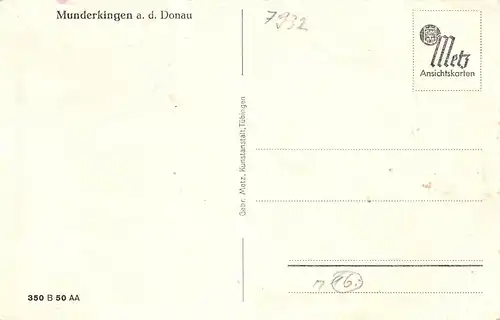 Munderkingen a.D. Blick zur Stadt ngl 170.821