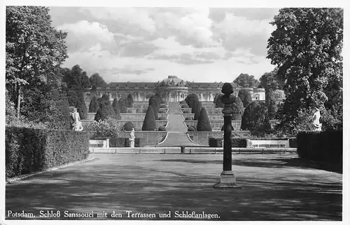 Potsdam Sanssouci mit den Terrassen und Anlagen ngl 168.475
