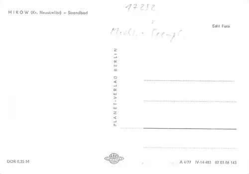 Mirow Strandbad ngl 169.190