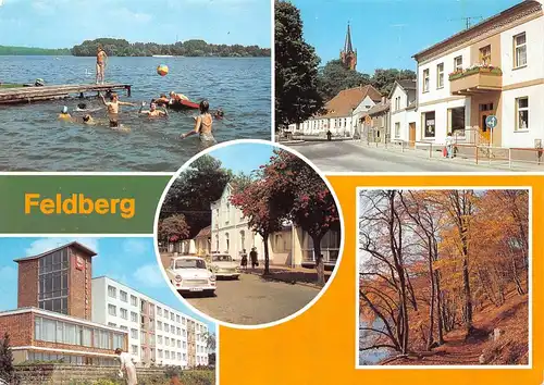 Feldberg (Mecklenburg) Haussee Straßenpartien gl1985 169.200