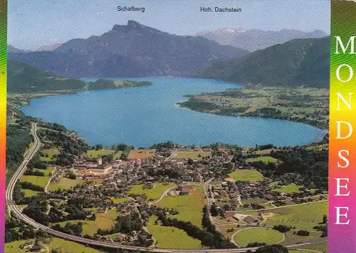 Mondsee mit Schafberg, Oberösterreich gl1994 G4964