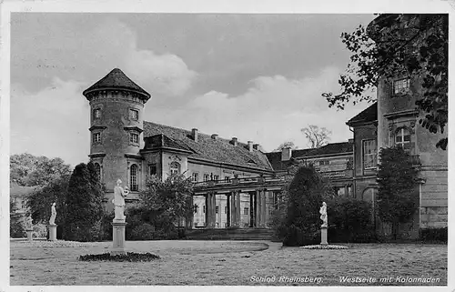 Rheinsberg Schloss Westseite mit Kolonnaden gl1939 168.990