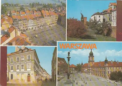 PL Warszawa, Mehrbildkarte ngl G4998