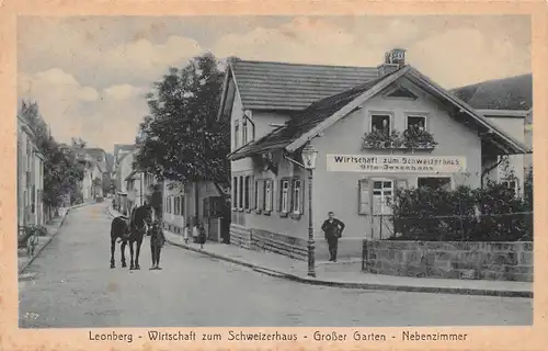 Leonberg Wirtschaft zum Schweizerhaus ngl 171.159