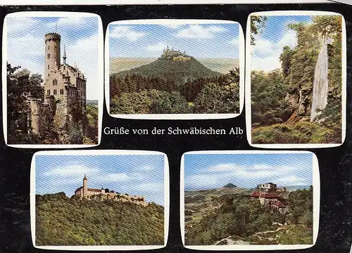 Grüße von der Schwäbischen Alb, Mehrbildkarte ngl G4350