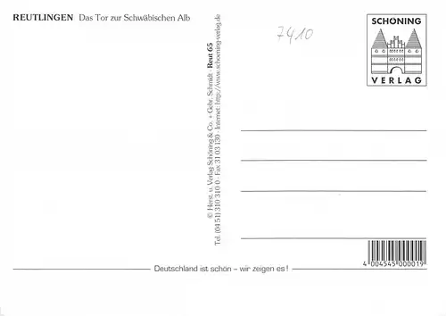 Reutlingen Teilansichten Mehrbildkarte ngl 170.890