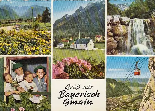 Bayerisch Gmain, Mehrbildkarte gl1970 G6686