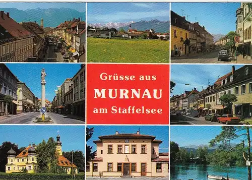 Murnau am Staffelsee, Mehrbildkarte ngl G6697