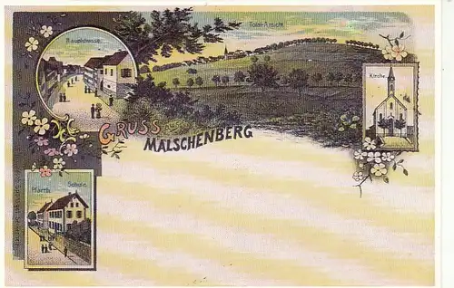 Malschenberg 1905, Litho, Repro ngl G4368