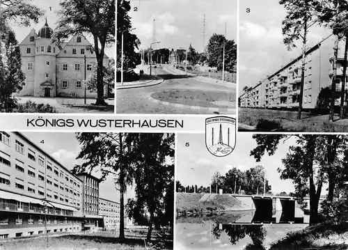 Königs Wusterhausen Teilansichten Mehrbildkarte glca.1980 168.554