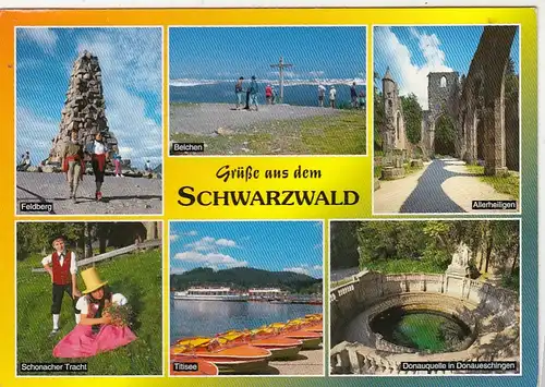 Grüße aus dem Schwarzwald, Mehrbildkarte glum 1980? G4389