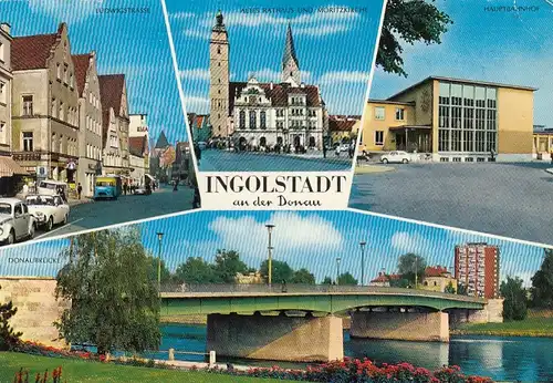 Ingolstadt (Donau) Mehrbildkarte nglum 1960? G6729