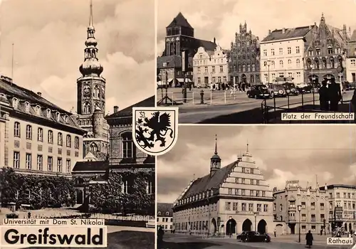 Greifswald Universität Dom Platz Rathaus gl1959 169.386