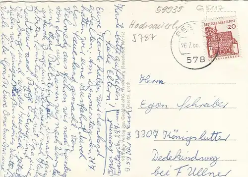 Olsberg, Hochsauerland, Mehrbildkarte gl1966? G5117