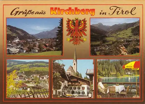 Kirchberg, Tirol, Mehrbildkarte gl1986 G4415