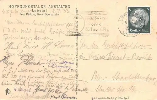 Lobetal Hoffnungstaler Anstalten gl1933 171.257