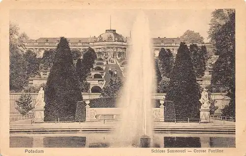 Potsdam Schloss Sanssouci Große Fontäne ngl 171.283