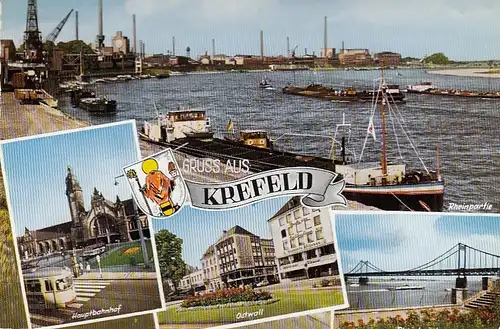 Krefeld, Mehrbildkarte ngl G6792
