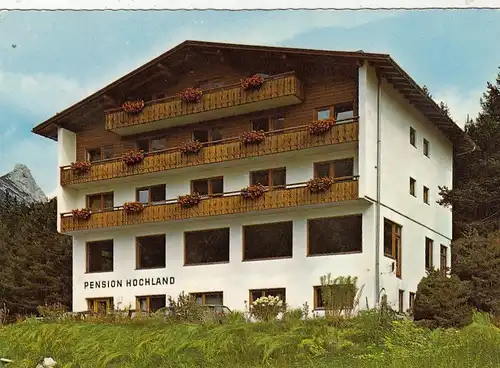 Leutasch-Weidach, Tirol, Pension Hochland gl1977 G4480