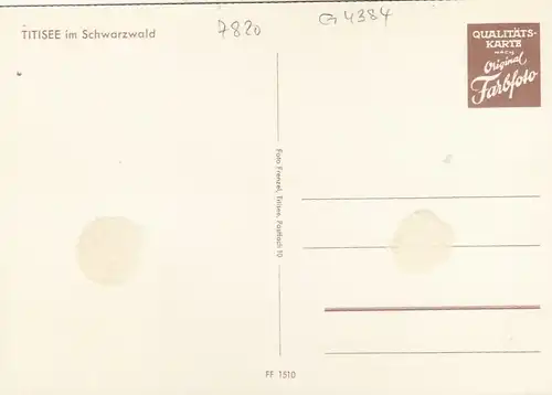 Titisee, Schwarzwald, Panorama ngl G4384