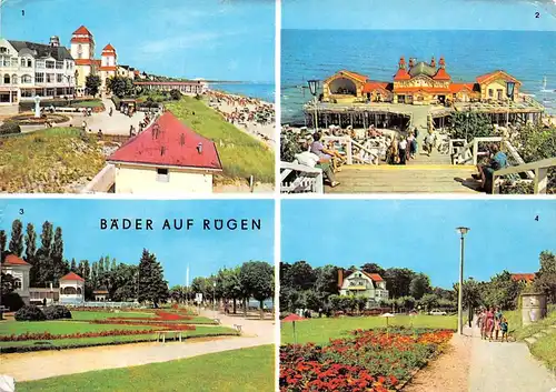 Bäder auf Rügen: Binz Kurhaus, Sellin Seebrücke, Göhren, Baabe gl1972 169.582