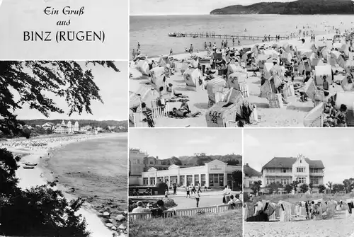 Binz (Rügen) Strandansichten Partie glca.1980 169.592