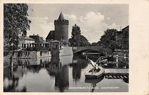 Brandenburg (Havel) Steintorturm gl1930 168.778